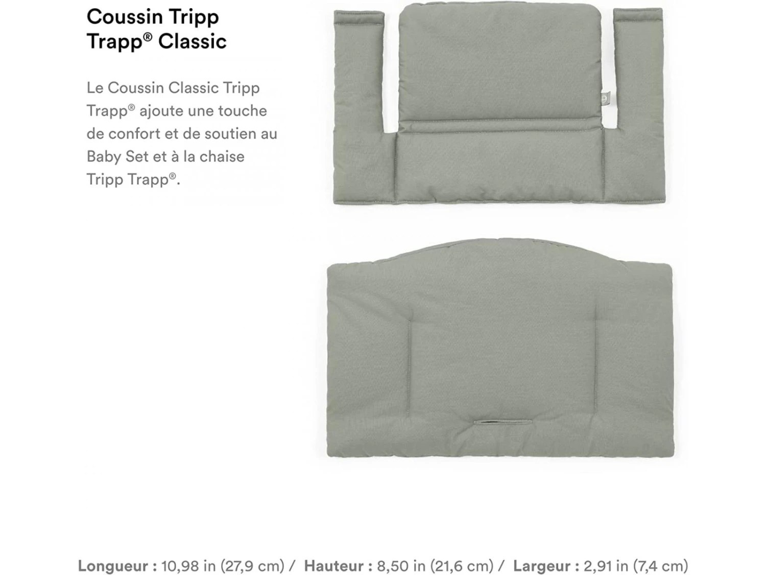 Stokke 100382 - Coussin Tripp Trapp® Classic Glacier Green Pour Chaise Tripp Trapp - Image 3