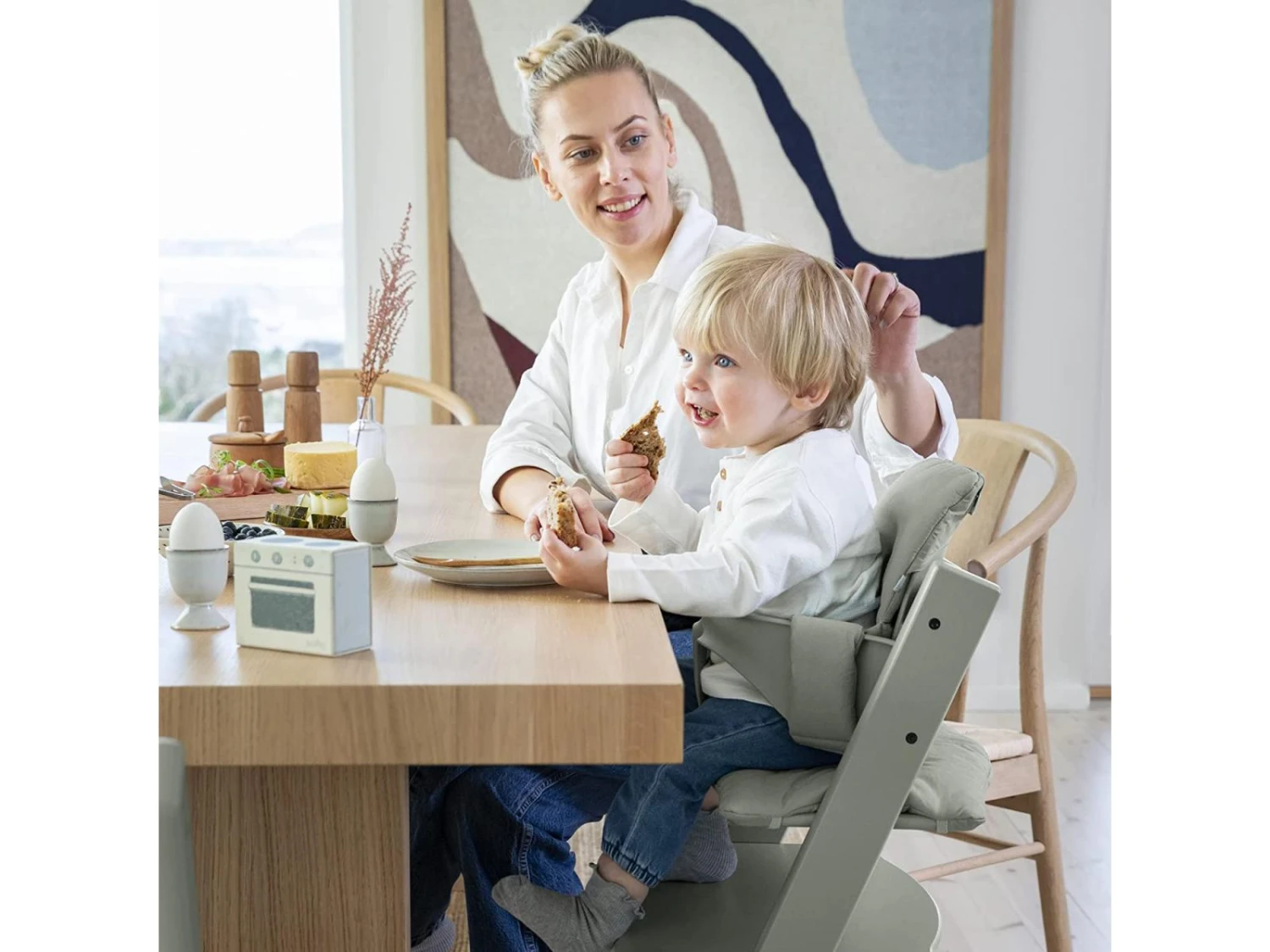 Stokke 100382 - Coussin Tripp Trapp® Classic Glacier Green Pour Chaise Tripp Trapp - Image 5