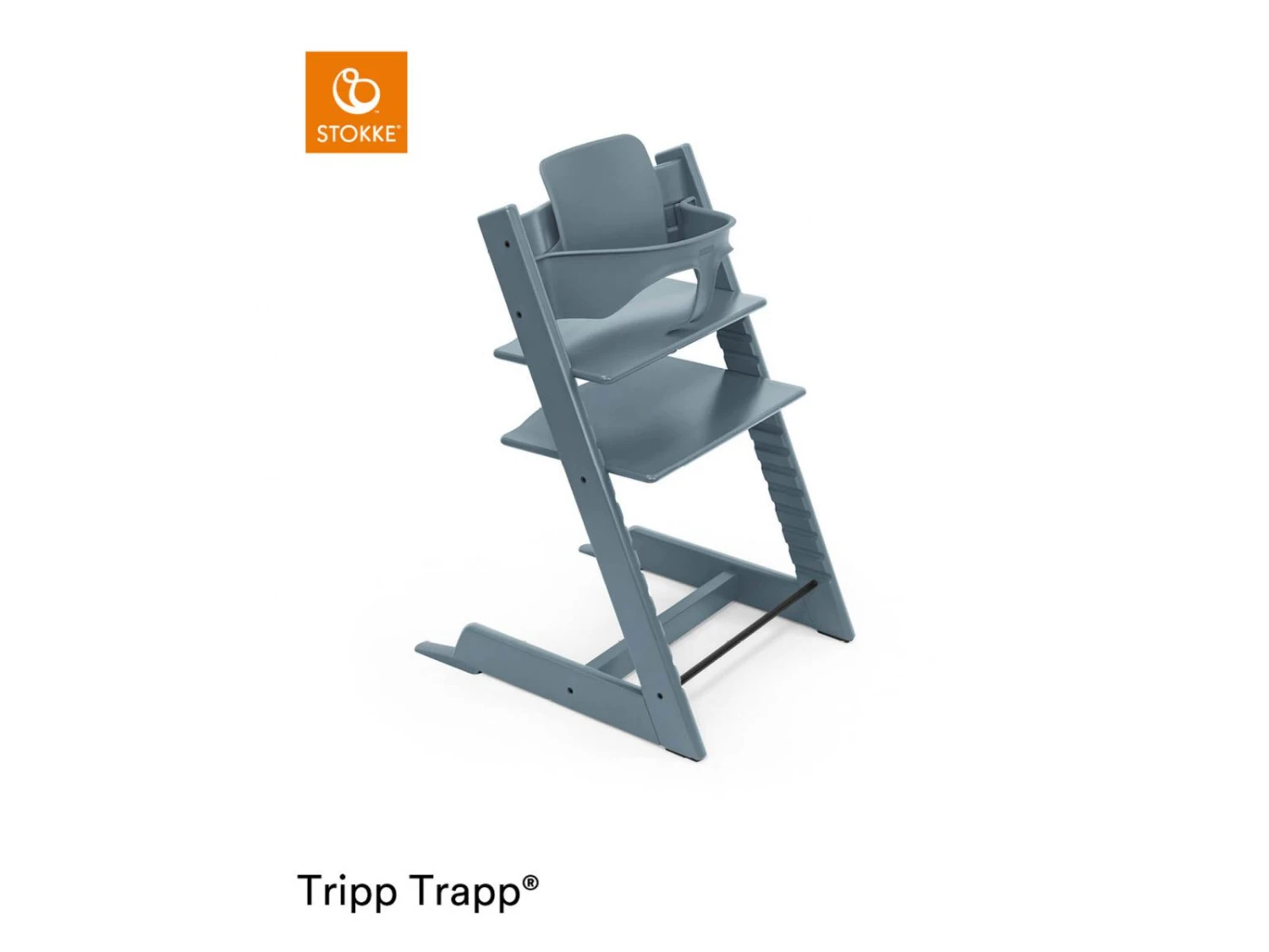 Stokke 159330 - Baby Set Bleu Fjord Pour Chaise Tripp Trapp (Fjord Blue) - Image 3