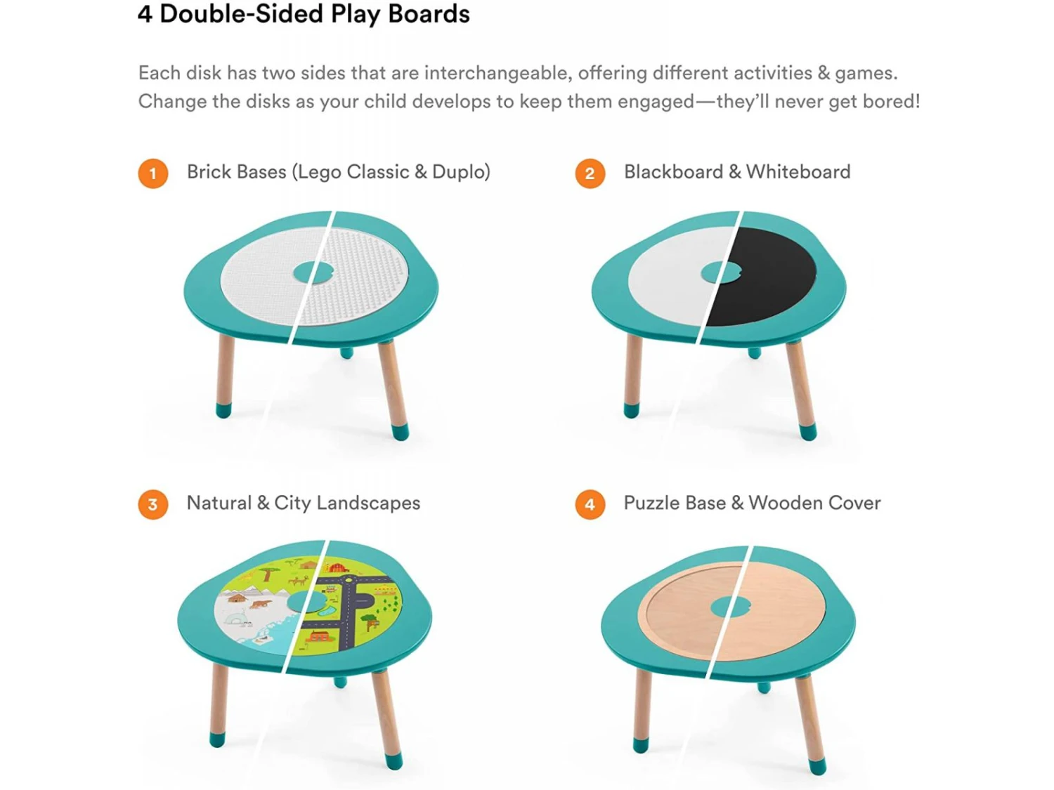 Stokke - Table De Jeu Stokke MuTable Blanc (White) - Image 5