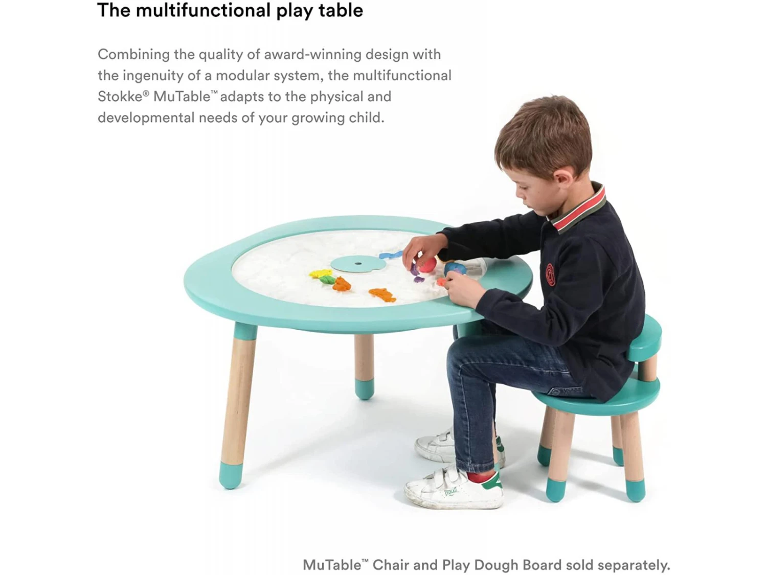 581703 - Table De Jeu Stokke MuTable Blanc (White) - Image 3