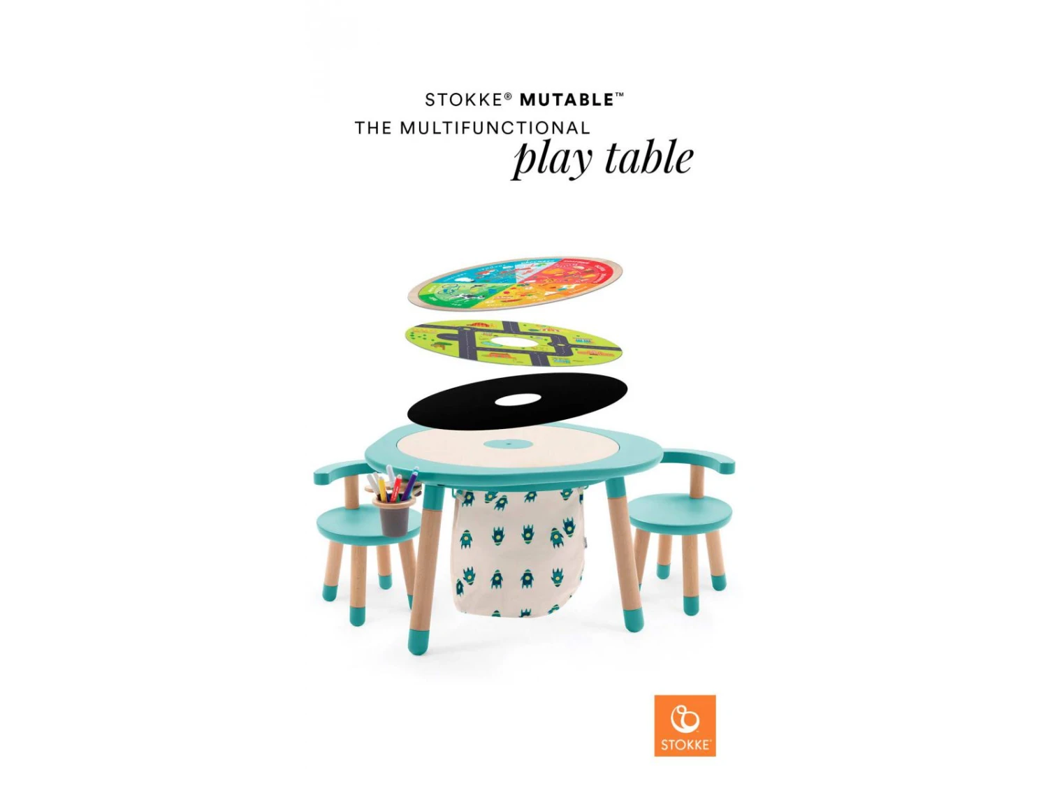 582104 - Plateau De Jeu DISKcover Stokke MuTable Chiffres & Lettres (Letters & Numbers) - Image 2