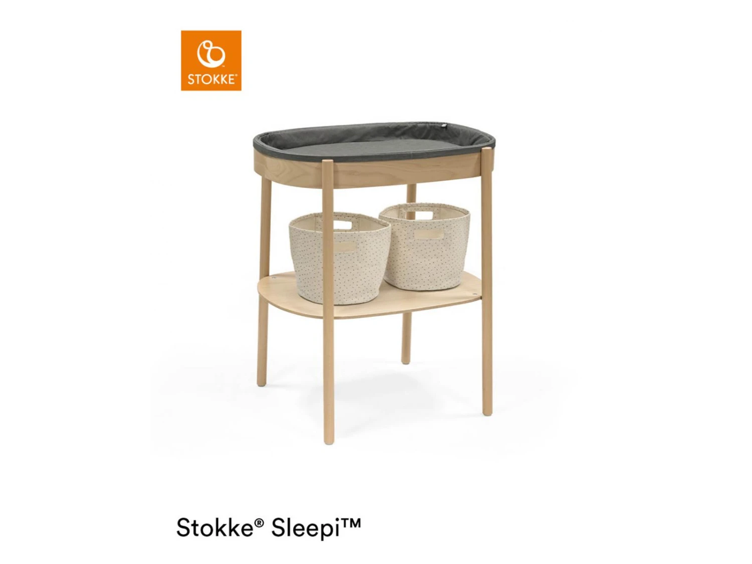 584401 - Panier Pour étagère à Langer Stokke® Sleepi™ (White)