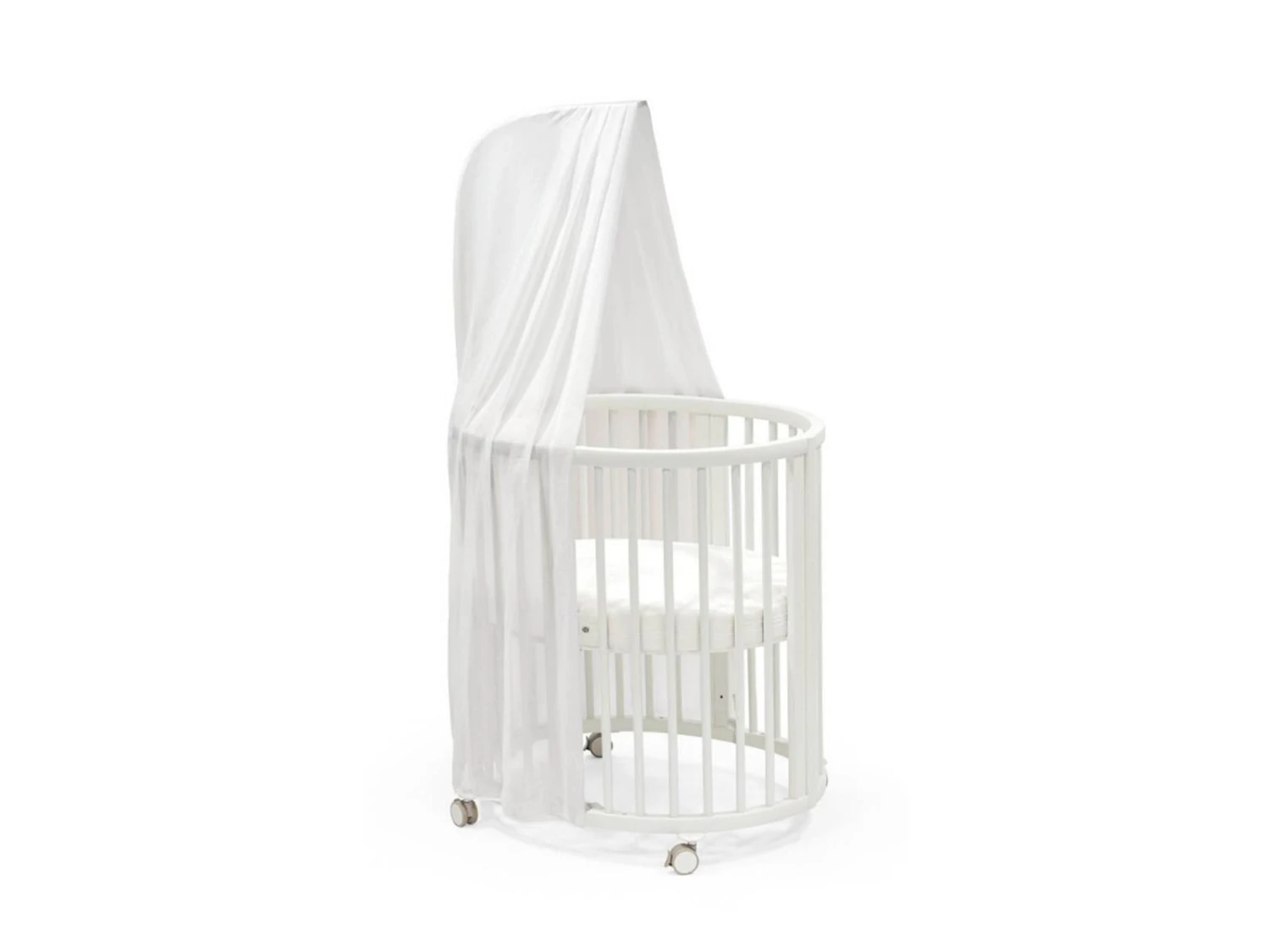 591302 - Berceau Sleepi V3 Mini Blanc Stokke - Matelas Non Inclus (White) - Image 2