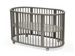 591403 - Lit Sleepi V3 Gris Brume 140 Cm (matelas Non Inclus) De Chez Stokke (Hazy Grey)