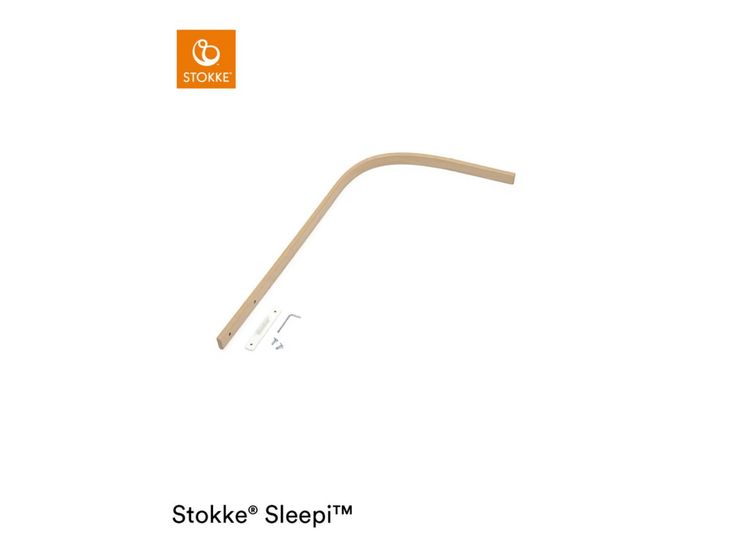 592001 - Flèche De Lit Naturel Pour Lit Sleepi V3 De Chez Stokke (Natural)