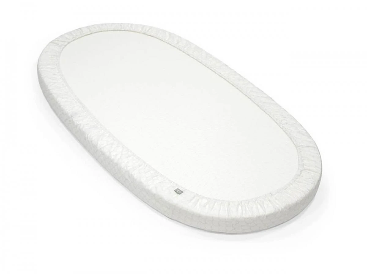 Stokke 599403 - Drap Housse Imprimé Eventail Gris Pour Lit Sleepi V3 (Fans Grey) - Image 2