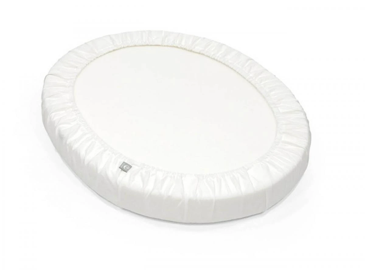 Stokke 599501 - Drap Housse Blanc Pour Berceau Sleepi V3 Mini (White) - Image 2