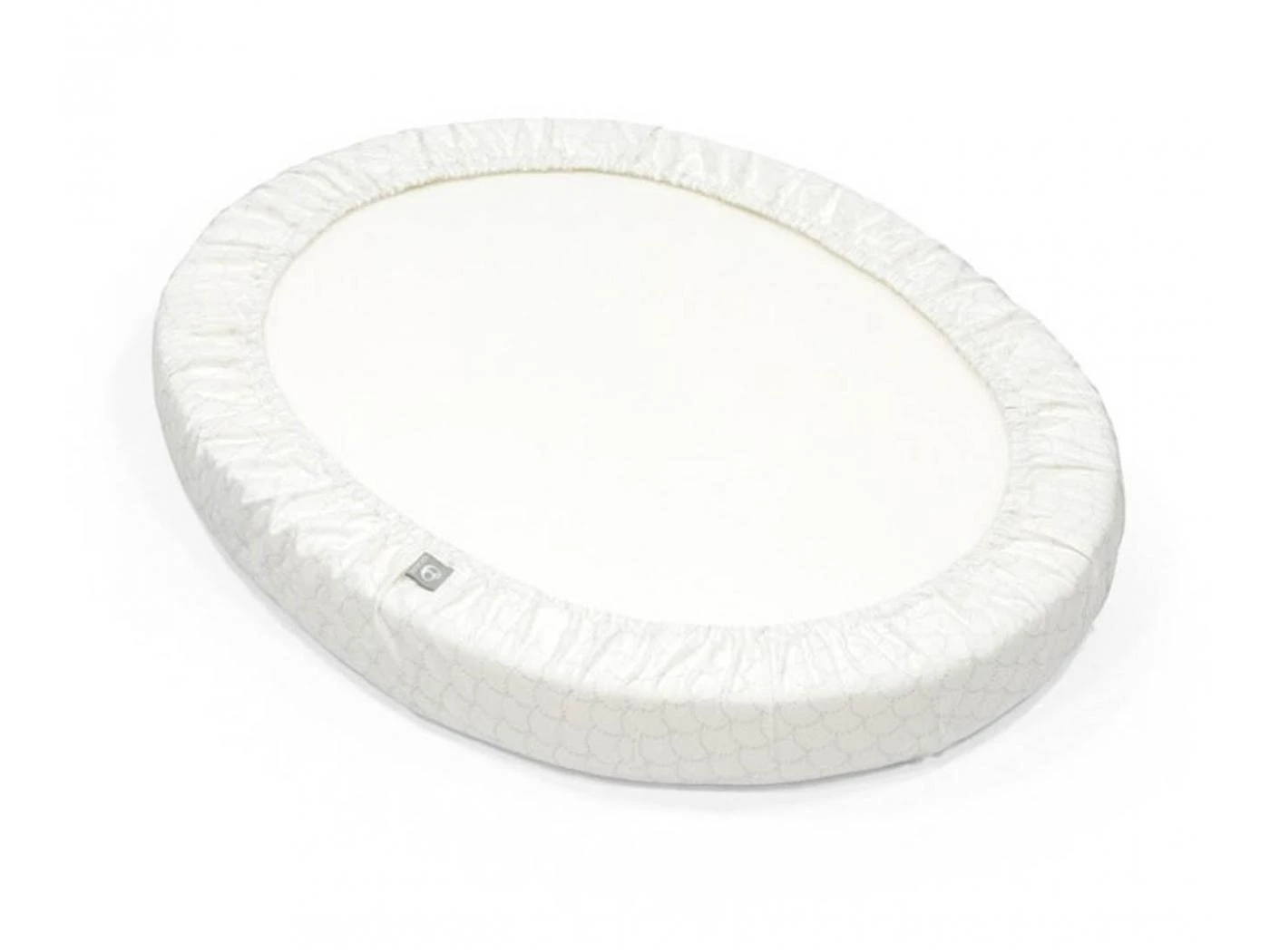 Stokke 599503 - Drap Housse Imprimé Eventail Gris Pour Berceau Sleepi V3 Mini (Fans Grey) - Image 2