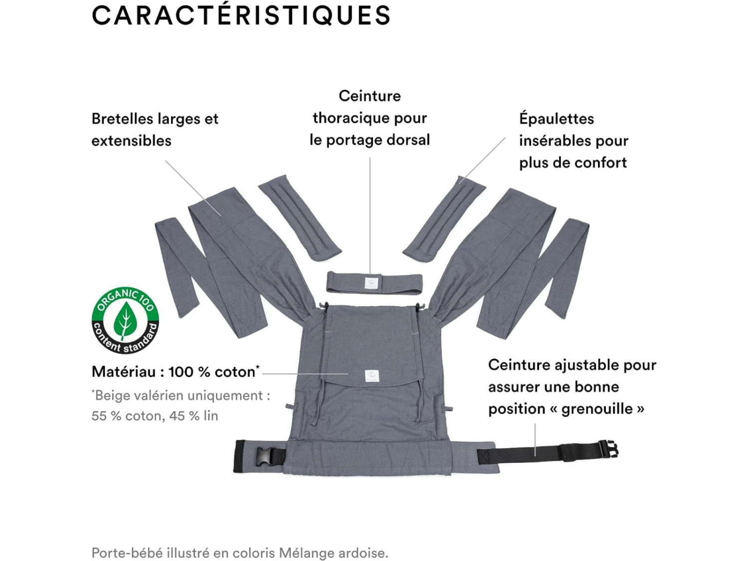 Stokke 619209 - Porte-bébé LIMAS Brun Expresso (Espresso Brown) - Image 2