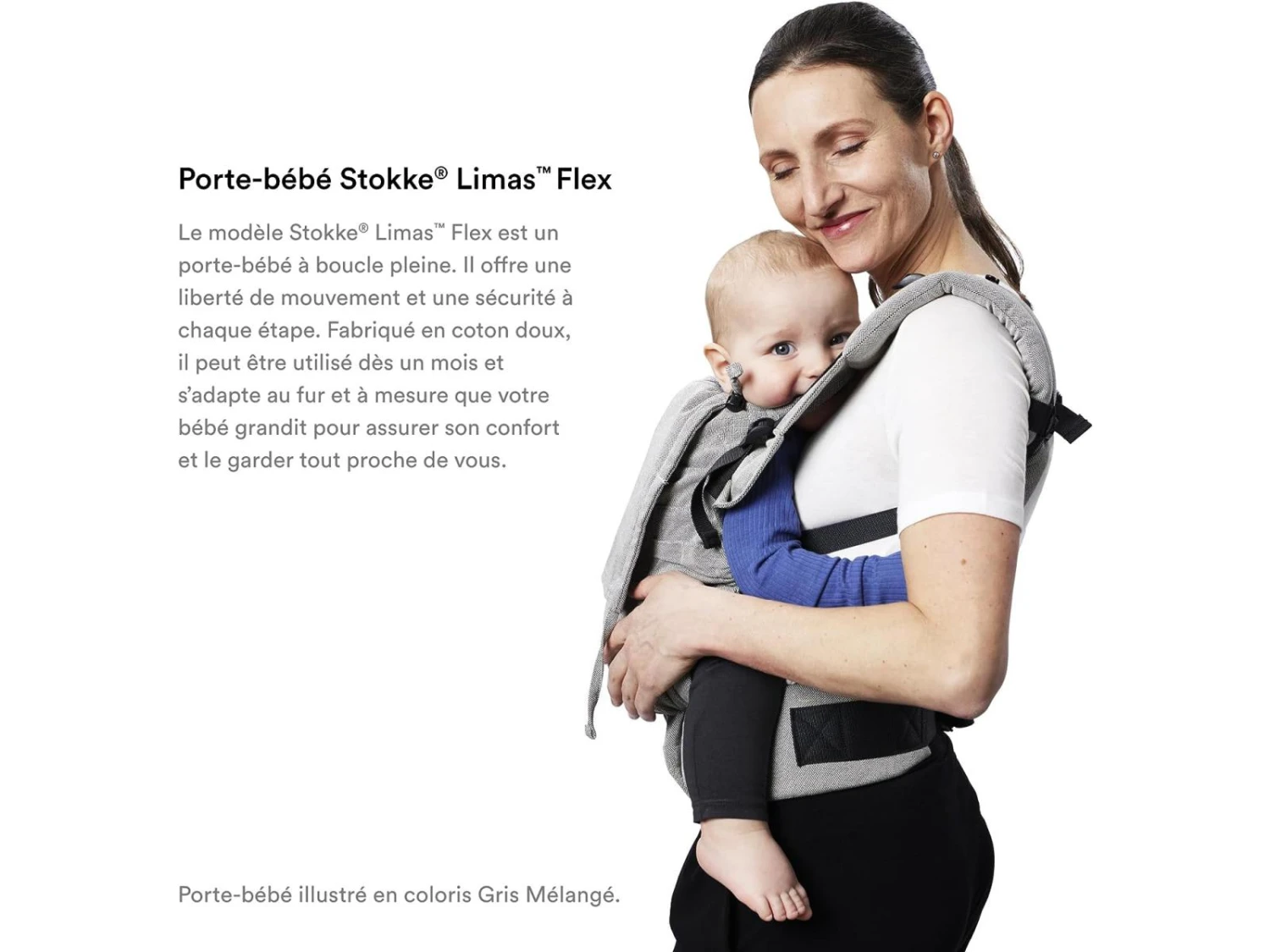 Stokke 619402 - Porte-bébé LIMAS Flex Menthe Valérienne (Valerian Mint) - Image 3