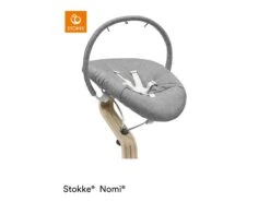625901 - Newborn Set Nomi De Stokke Avec Matelas Bicolore Réversible (White/Grey Pink)