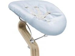 625904 - Newborn Set Nomi De Stokke Avec Matelas Bicolore Réversible (White/Grey Blue)