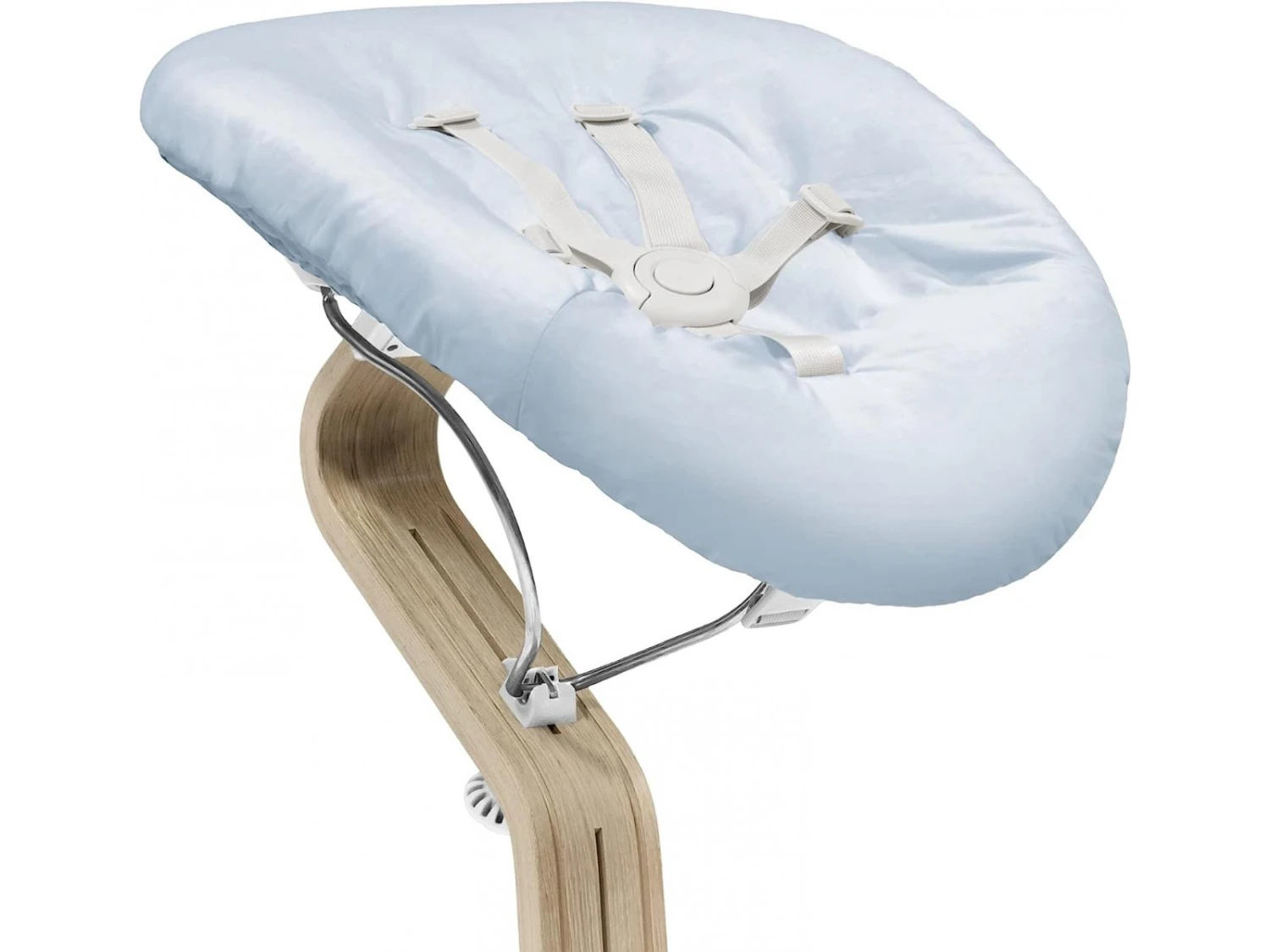 625904 - Newborn Set Nomi De Stokke Avec Matelas Bicolore Réversible (White/Grey Blue)