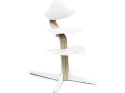 626501 - Chaise Stokke Nomi En Bois Naturel Blanche (White)