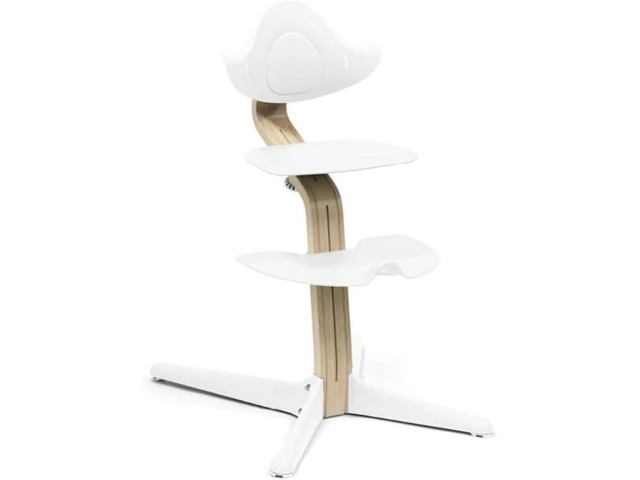 626501 - Chaise Stokke Nomi En Bois Naturel Blanche (White)