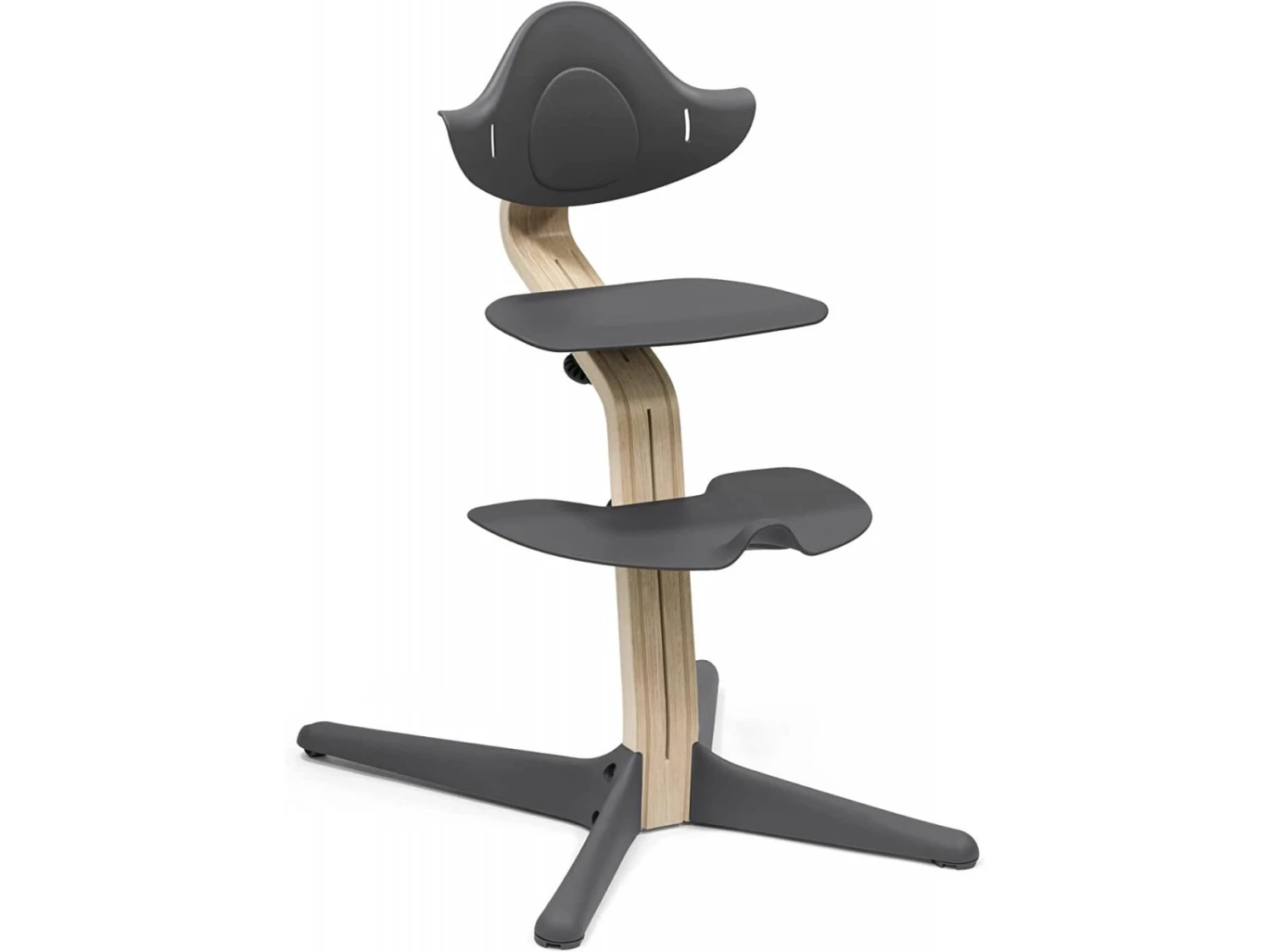 626504 - Chaise Stokke Nomi En Bois Naturel Anthracite (Anthracite)