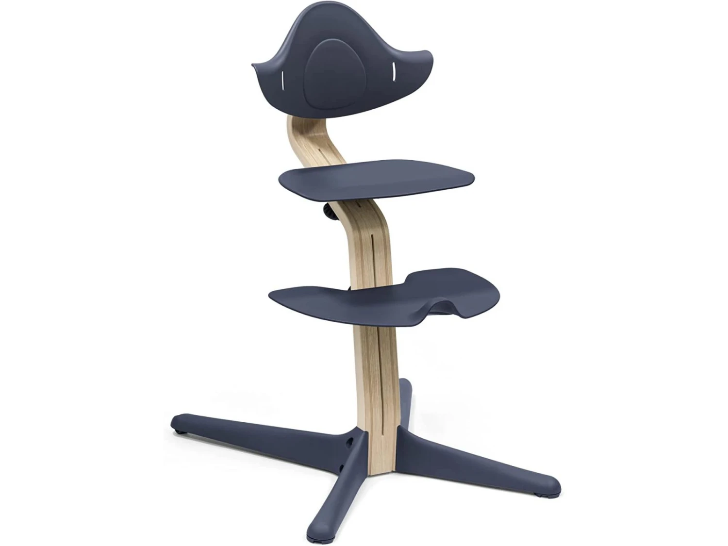 626505 - Chaise Stokke Nomi En Bois Naturel Bleue Marine (Navy)