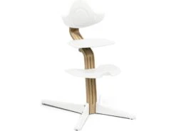 626601 - Chaise Stokke Nomi En Bois De Chêne Blanche (White)