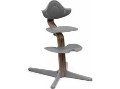 626702 - Chaise Stokke Nomi En Bois De Noyer Grise (Grey)