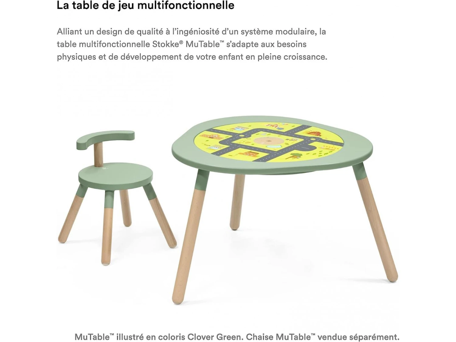 627001 - Table De Jeu Stokke MuTable V2 Blanche (White) - Image 3