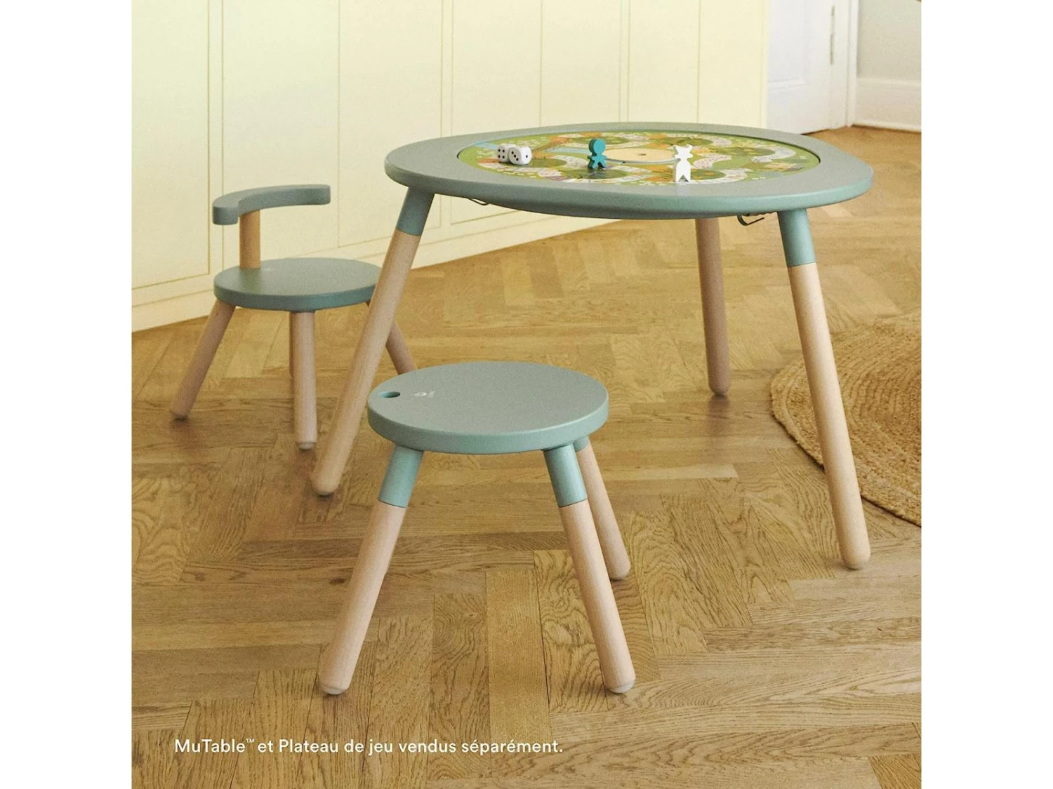 627102 - Chaise Pour Table De Jeu Stokke MuTable V2 Gris Tempête (Storm Grey) - Image 5