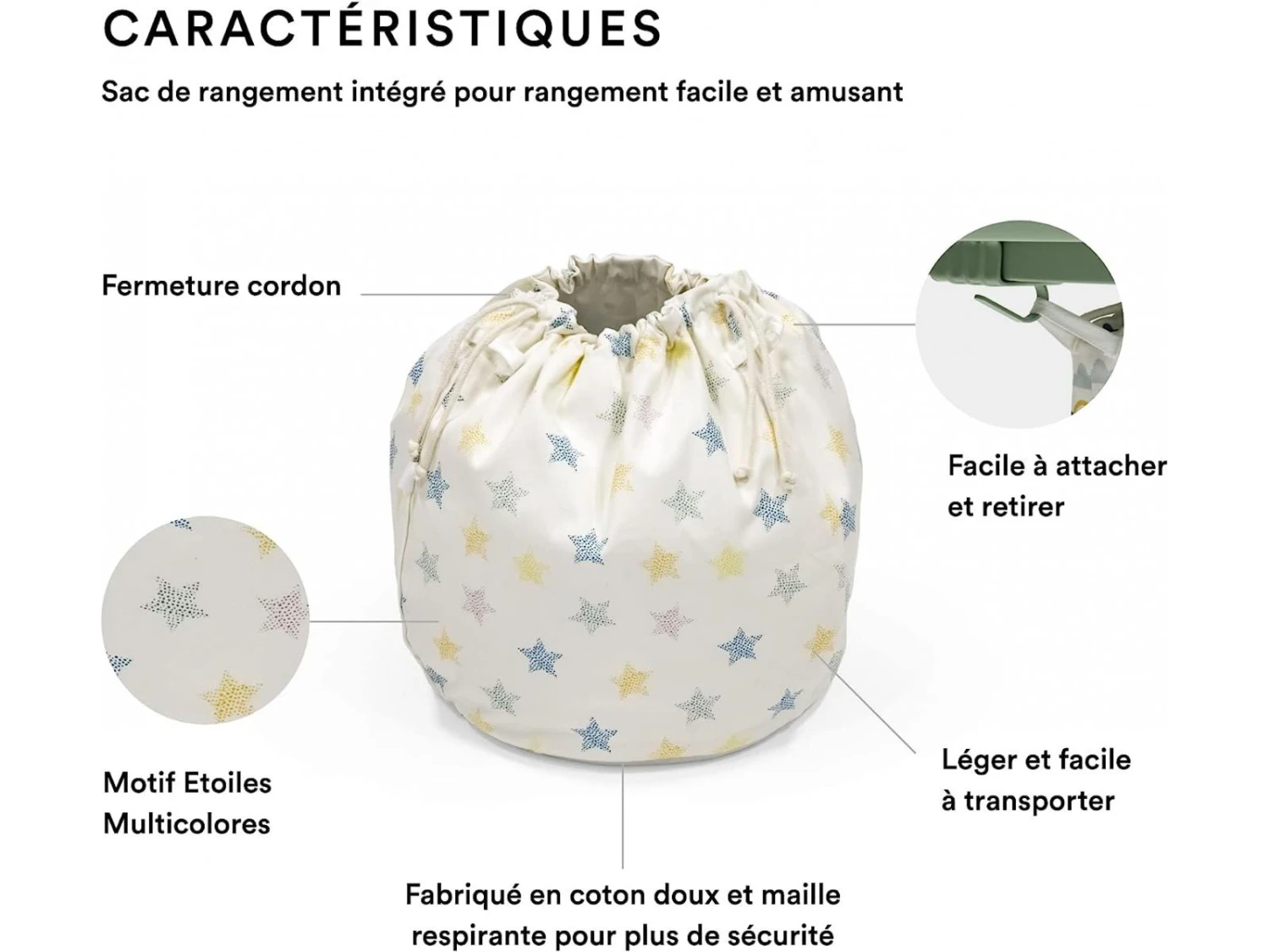 Stokke - Sac De Rangement Multicolor Stars Pour Une Table Stokke® MuTable™ V2 - Image 2