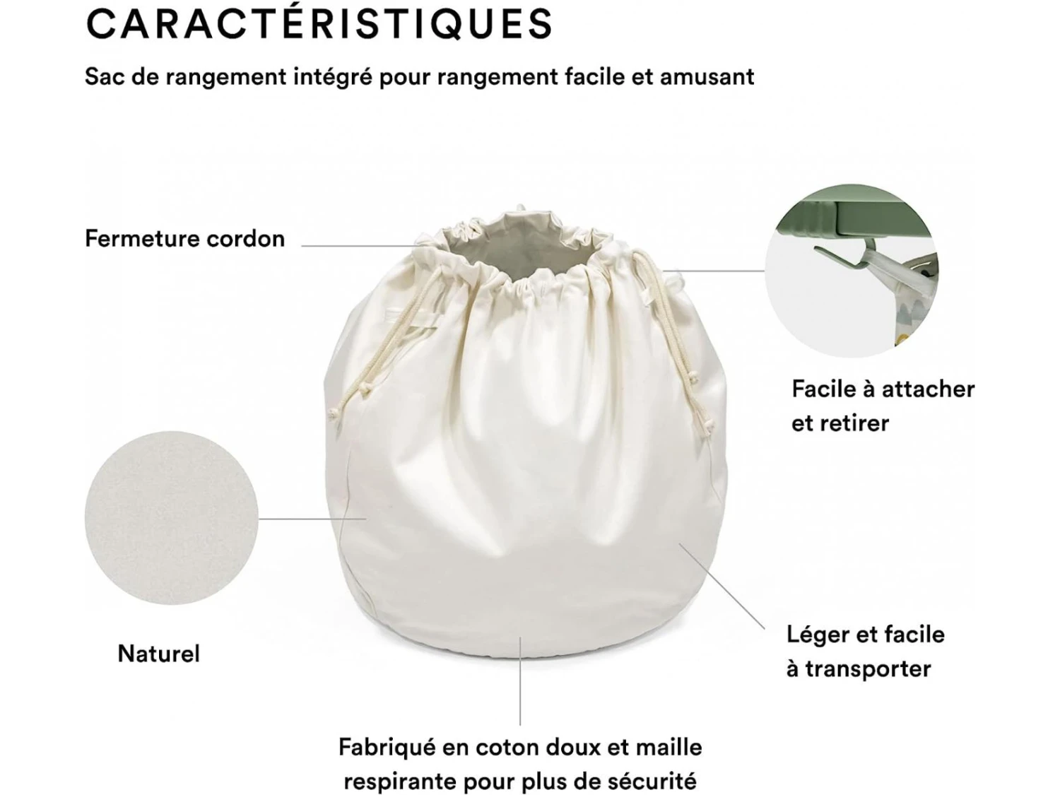 627203 - Sac De Rangement Neutral Pour Une Table Stokke® MuTable™ V2 - Image 2