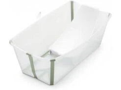 Stokke 639604 - Baignoire Pliante Flexi Bath® XL Grande Taille Transparent Vert (Transparent Green)