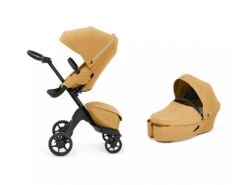 Stokke Poussette Xplory X Golden Yellow Avec Nacelle