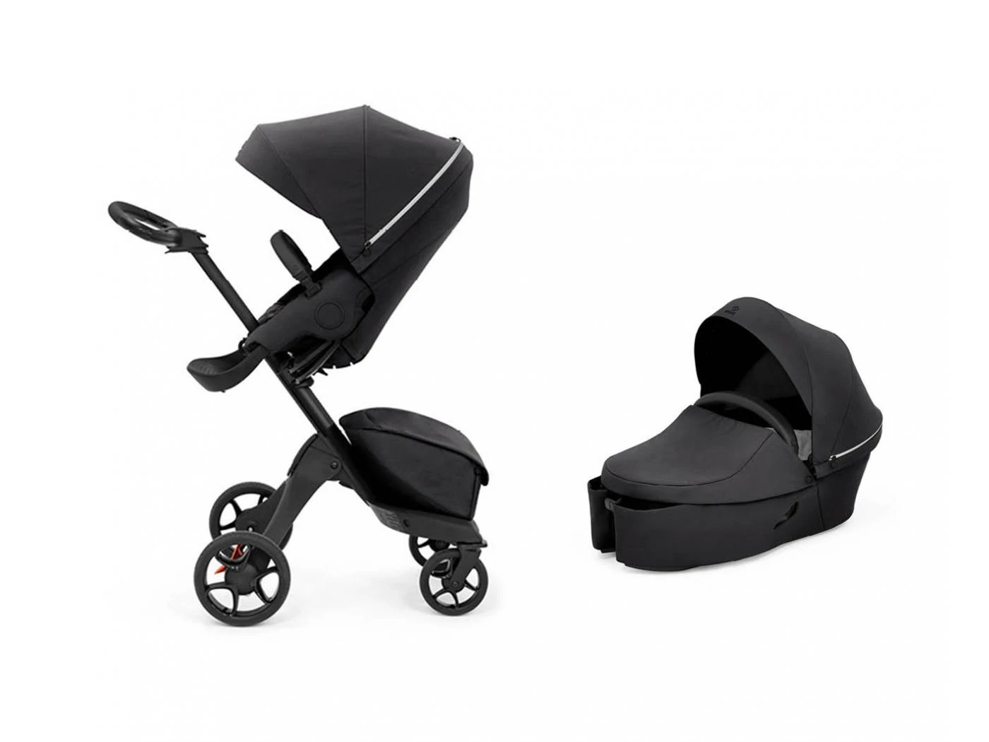 Stokke Poussette Xplory X Rich Black Avec Nacelle