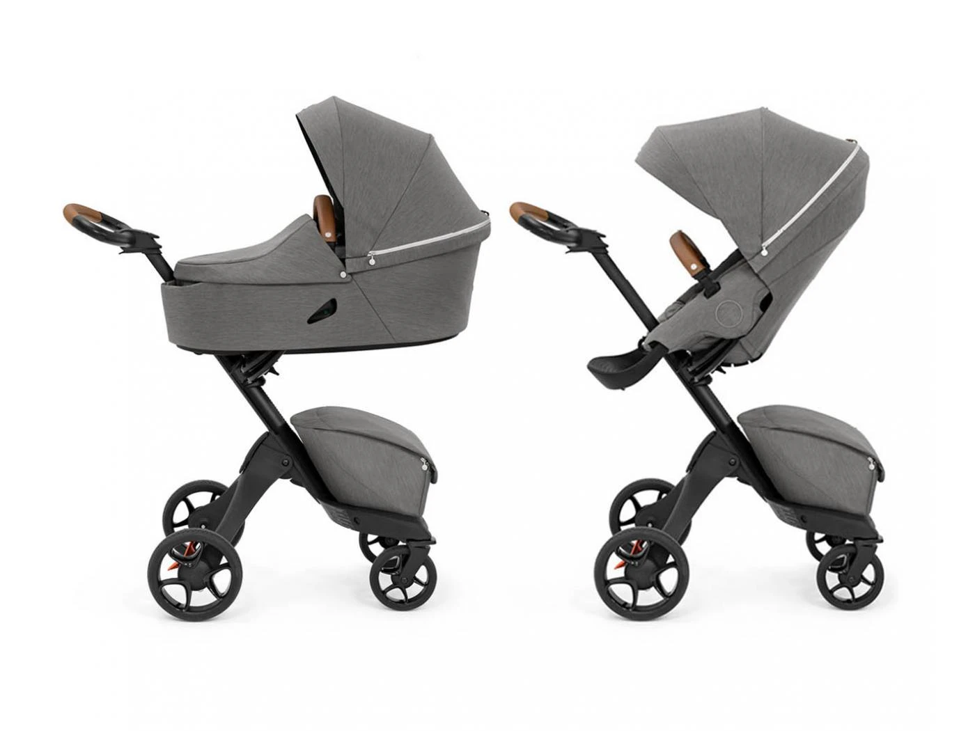 Stokke Poussette Xplory X , Nacelle Et Sac à Langer Modern Grey - Image 8