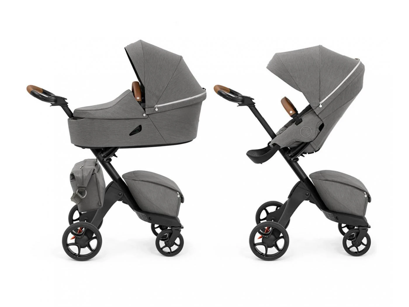 Stokke Poussette Xplory X , Nacelle Et Sac à Langer Modern Grey - Image 2