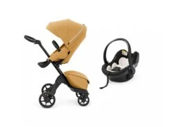 Stokke Pack Poussette Duo Xplory X Golden Yellow Avec Coque IZi Go Modular™ X1