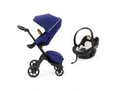 Stokke Pack Poussette Duo Xplory X Royal Blue Avec Coque IZi Go Modular™ X1