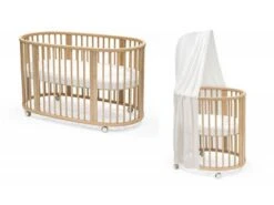 Stokke BU496 - Berceau Sleepi Mini Naturel Avec Extension Et Matelas
